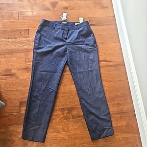 NWT Express Columnist Ankle striped pants 6R